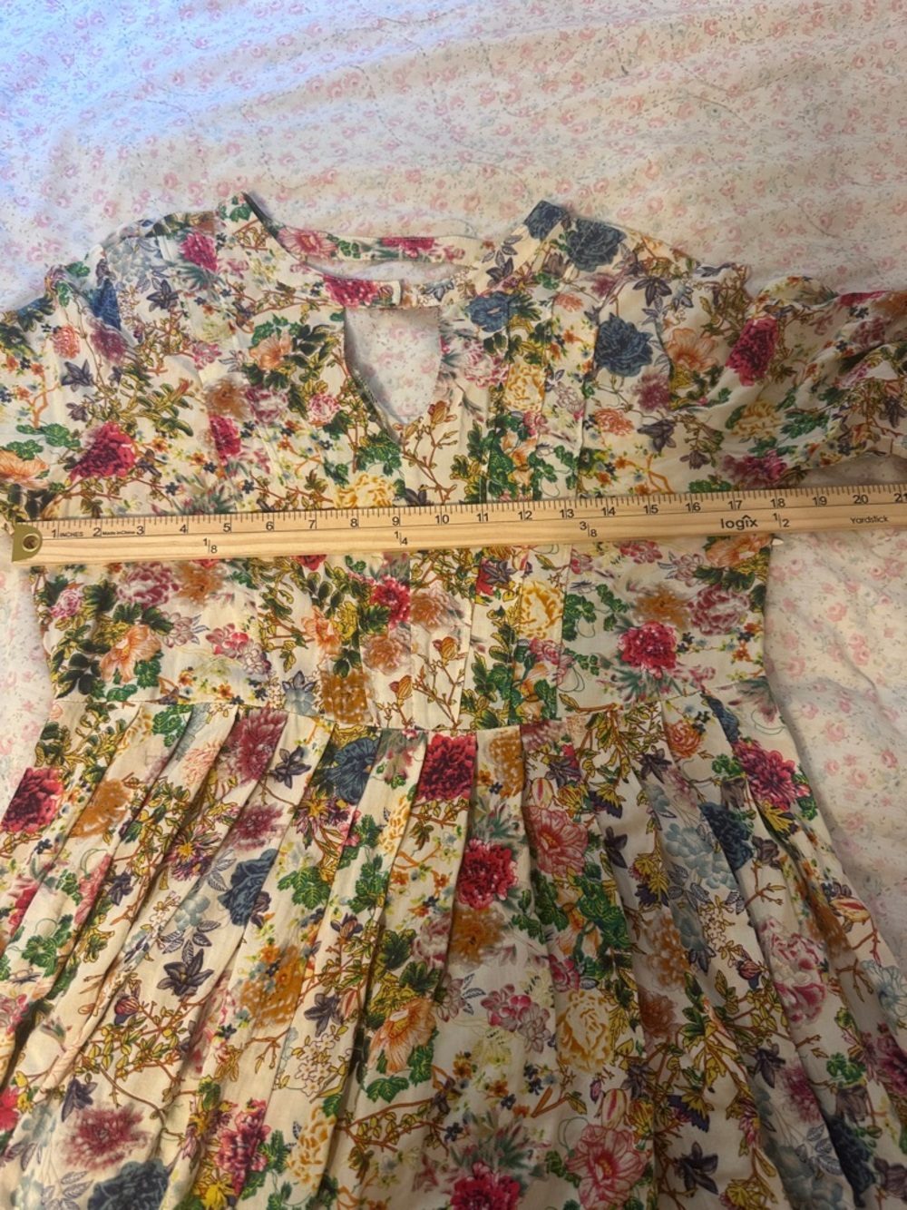 Umgee Floral Boho Dress – Size L - Picture 6 of 7